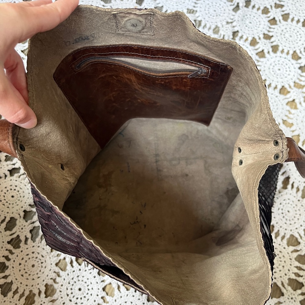 B.May Python Crossbody Messenger Bag - Picture 12 of 12